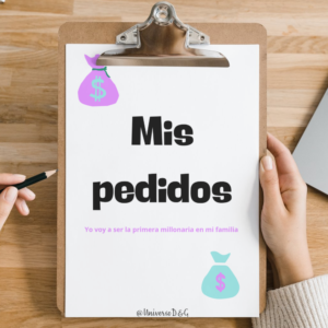 Cuaderno de pedidos